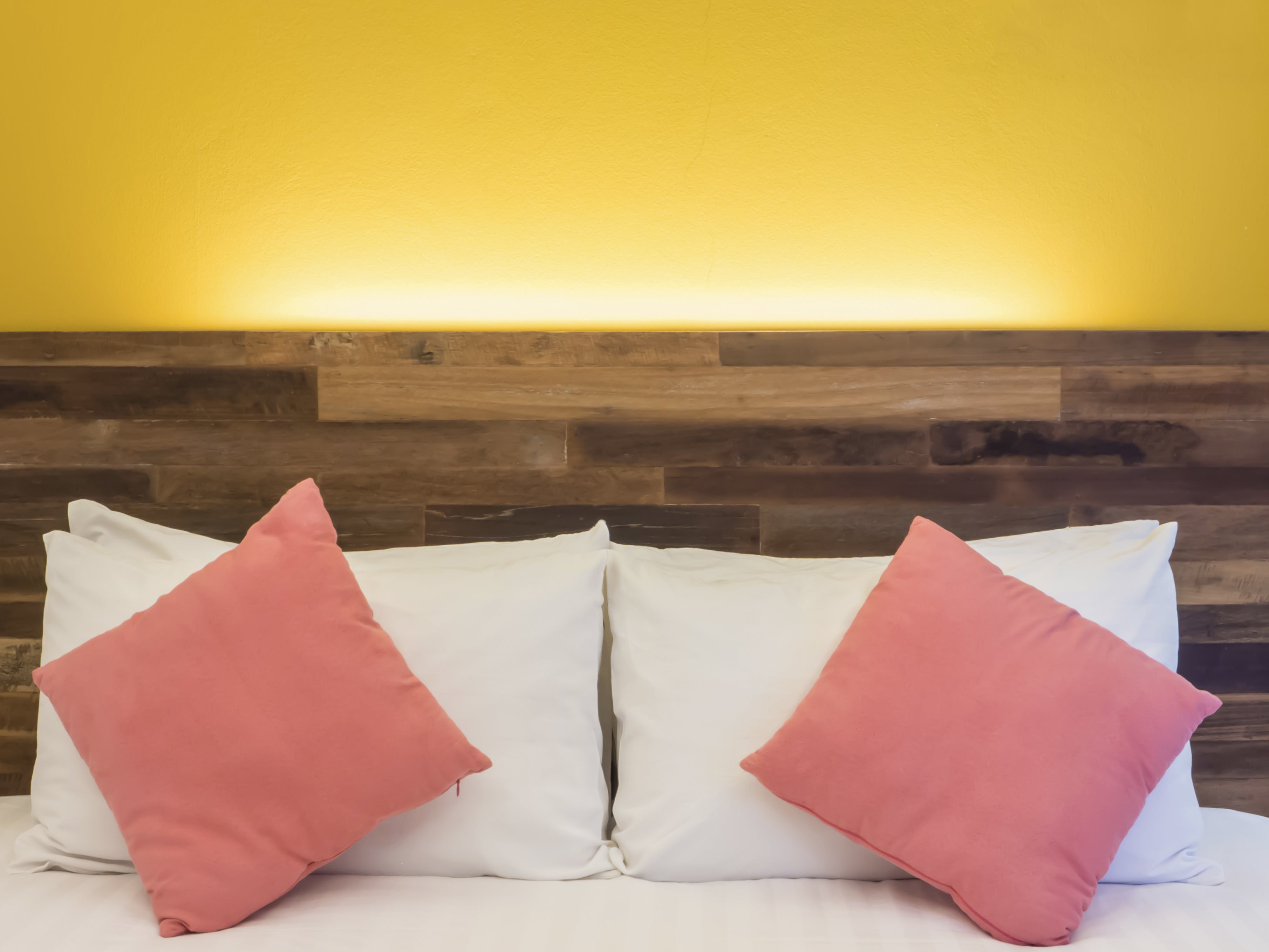DIY popular Wooden headboard.