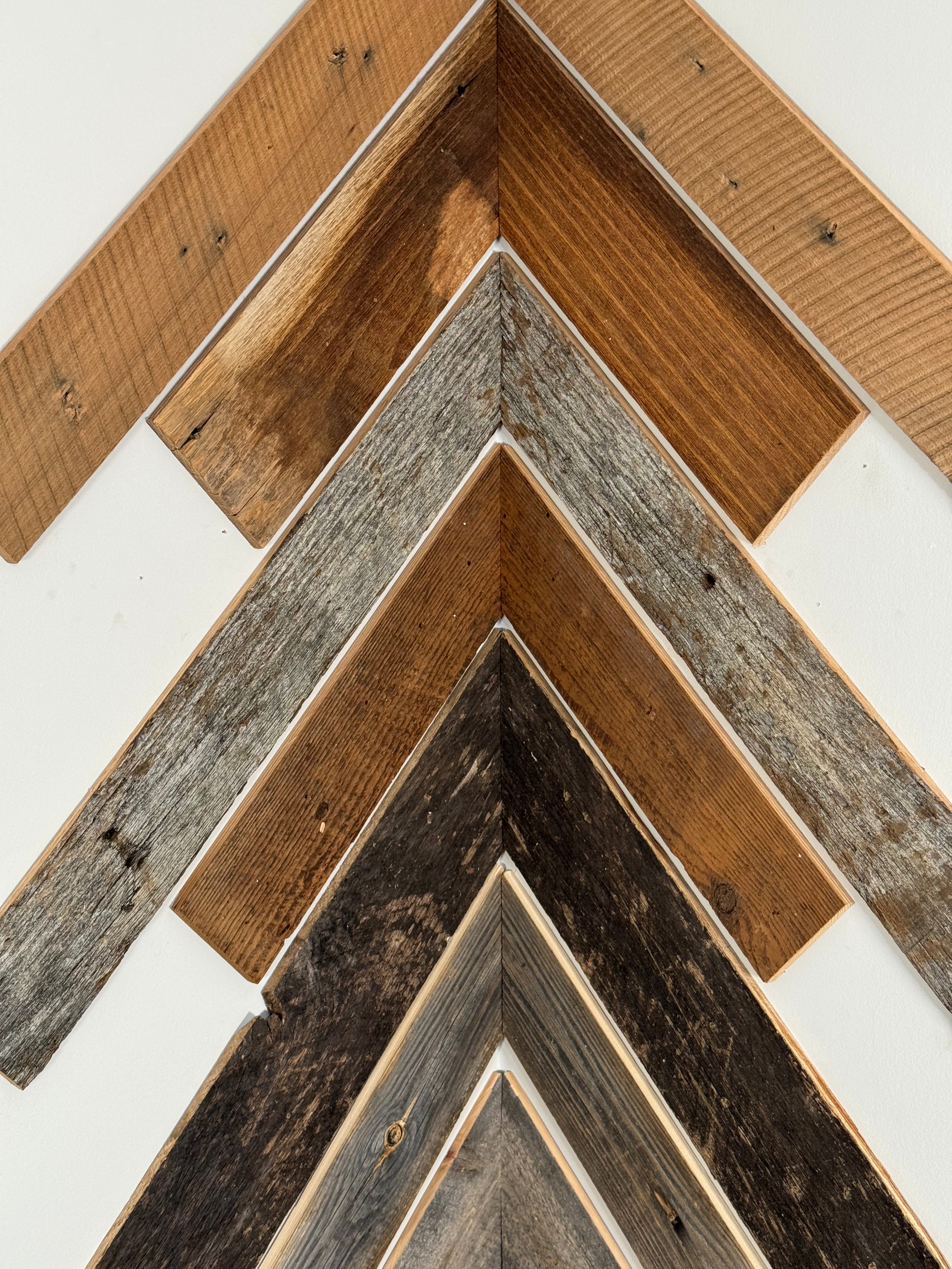Premium Vintage Reclaimed Barn Wood Bundle (10.2 sq. ft.)