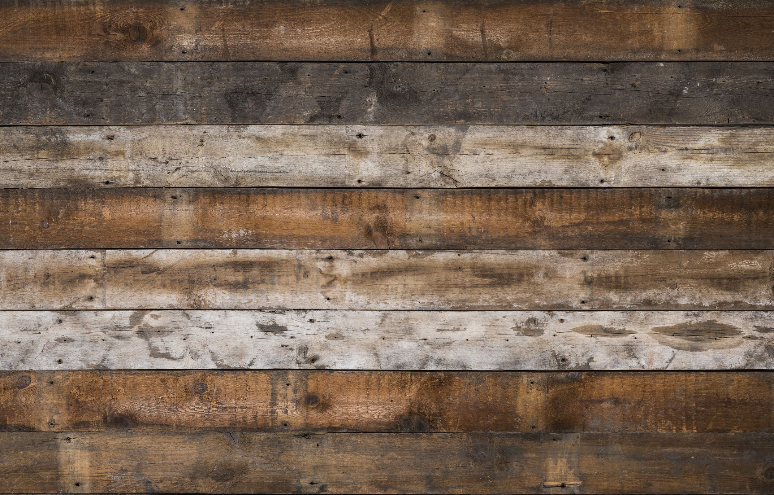 Reclaimed wooden wall decor.