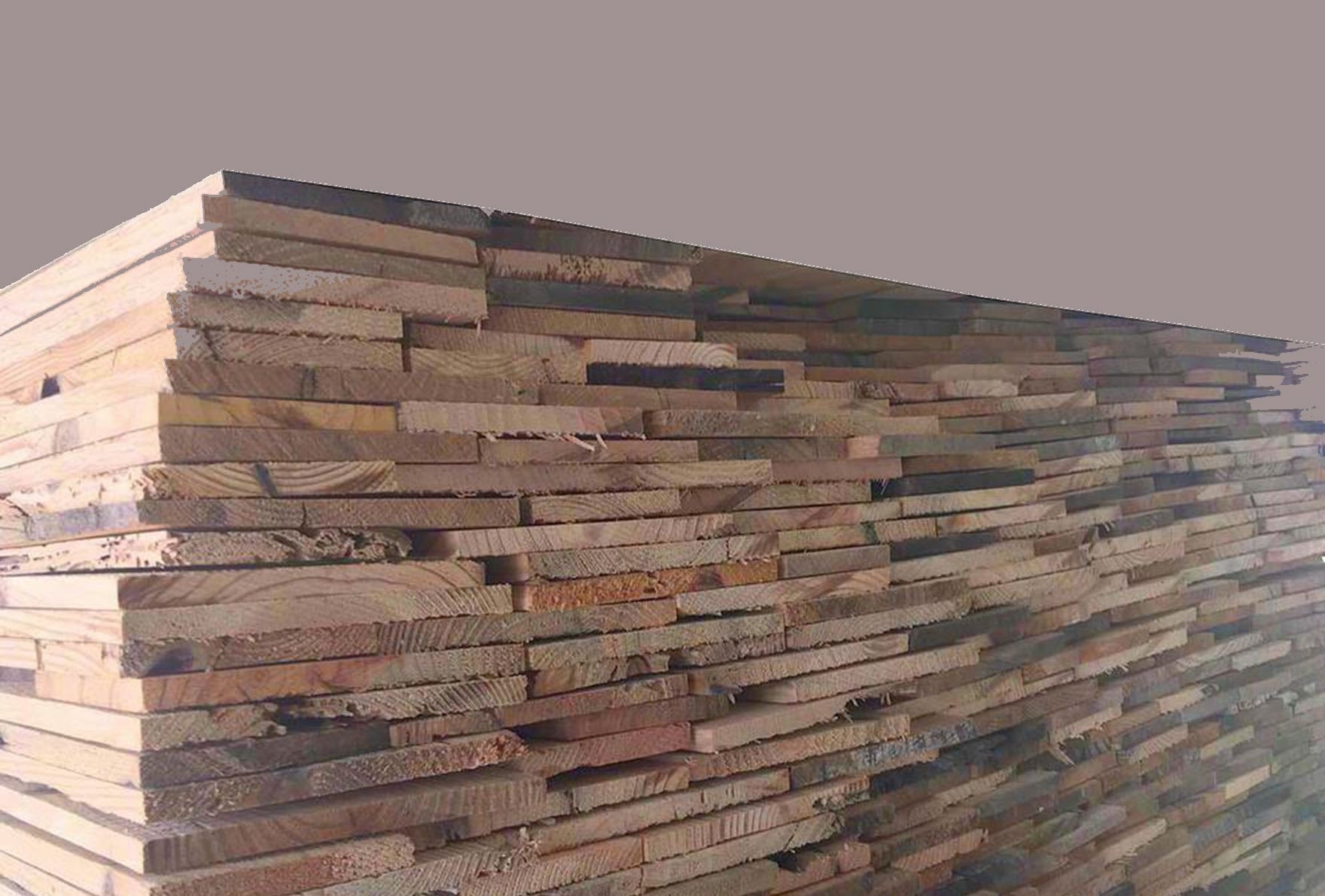 Bulk order of reclaimed recycled barn wood.